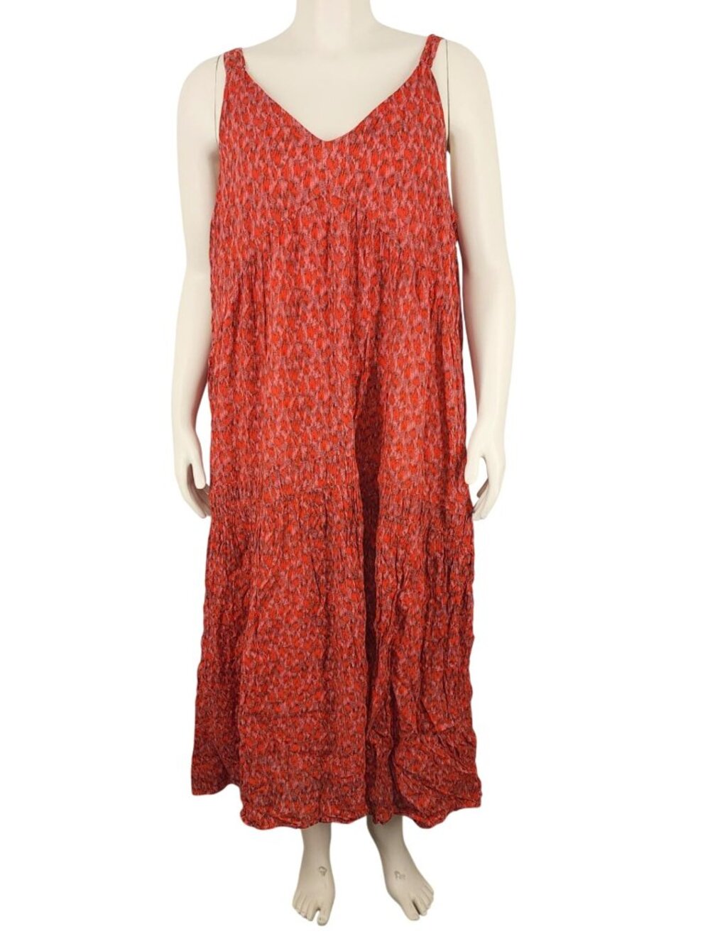 Women's NWOT Joie Flowy Summer Maxi Dress Sleeveless XXL Leopard Print Boho